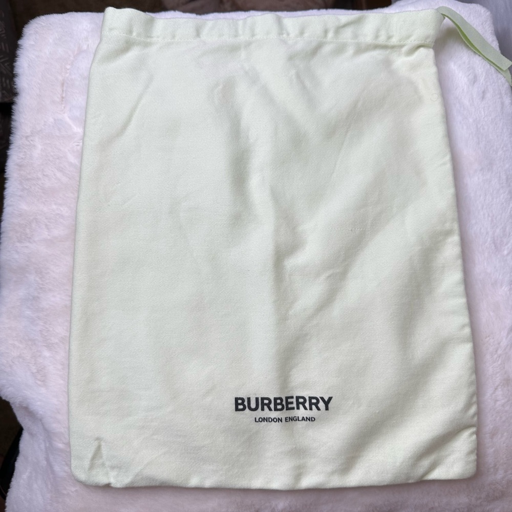 Burberry Cream Dust Bag